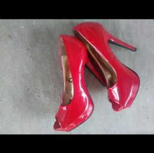 Red high heels